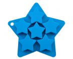 Silicone 6 Cups of Ice Tray with Star Shape