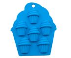 Silicone 6 Cups of Ice Tray with Pastry Shape