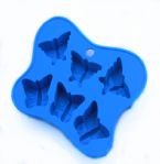 Silicone 6 Cups of Ice Tray with BUTTERFLY / Animal Shape