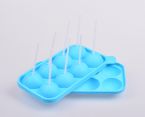 Silicone Cake Pop Mould / Sugar-Loaf, 8 Cups of ball shape