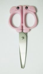 Lovely Animal-Shape Children  Scissors , Handle w/ Silk-Screem